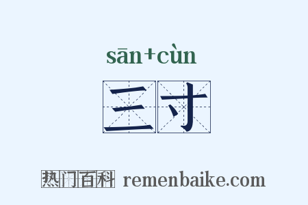 三寸是什么意思的图片